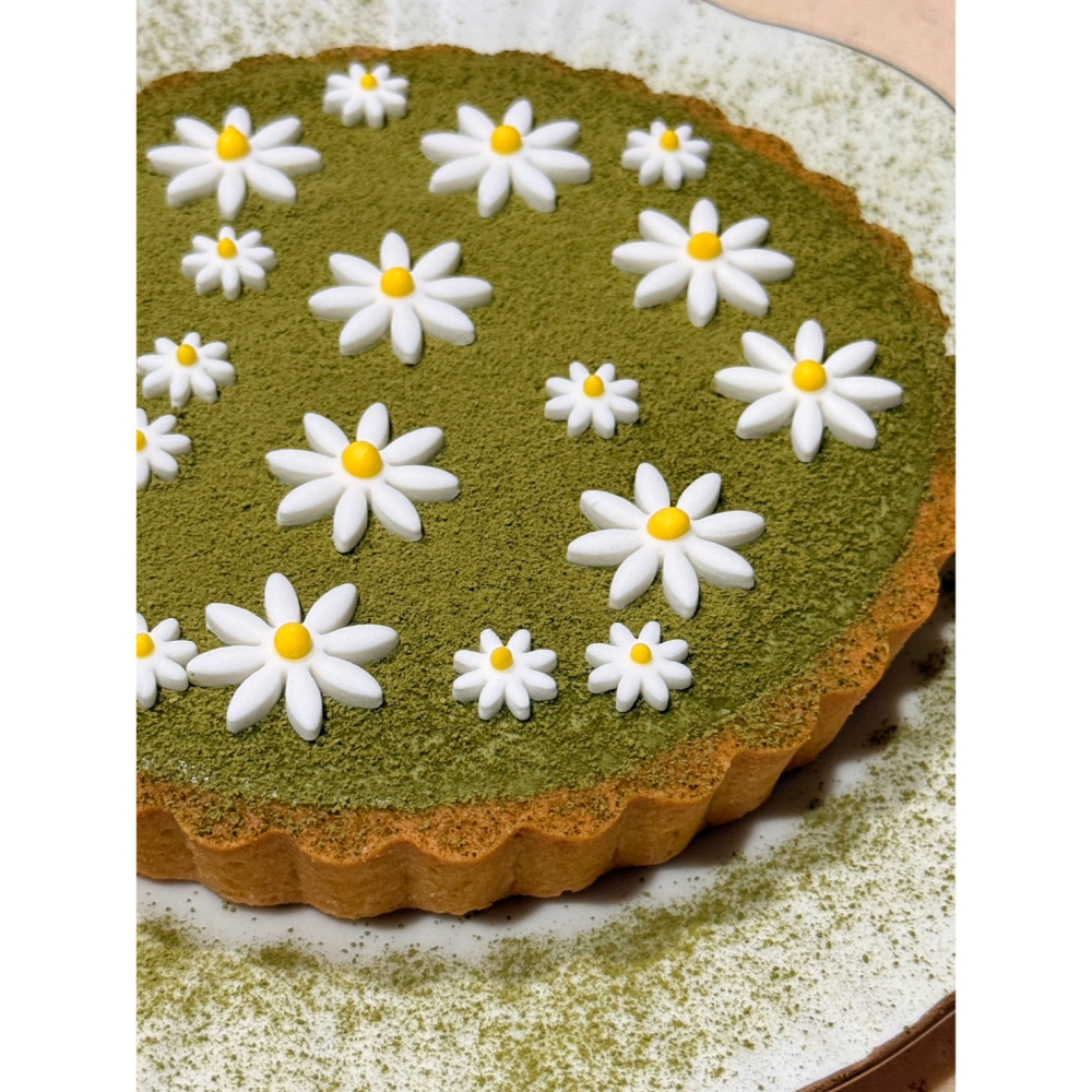 Cha.Q_Q Desserts 小菊花抹茶派 6 吋-細節圖3