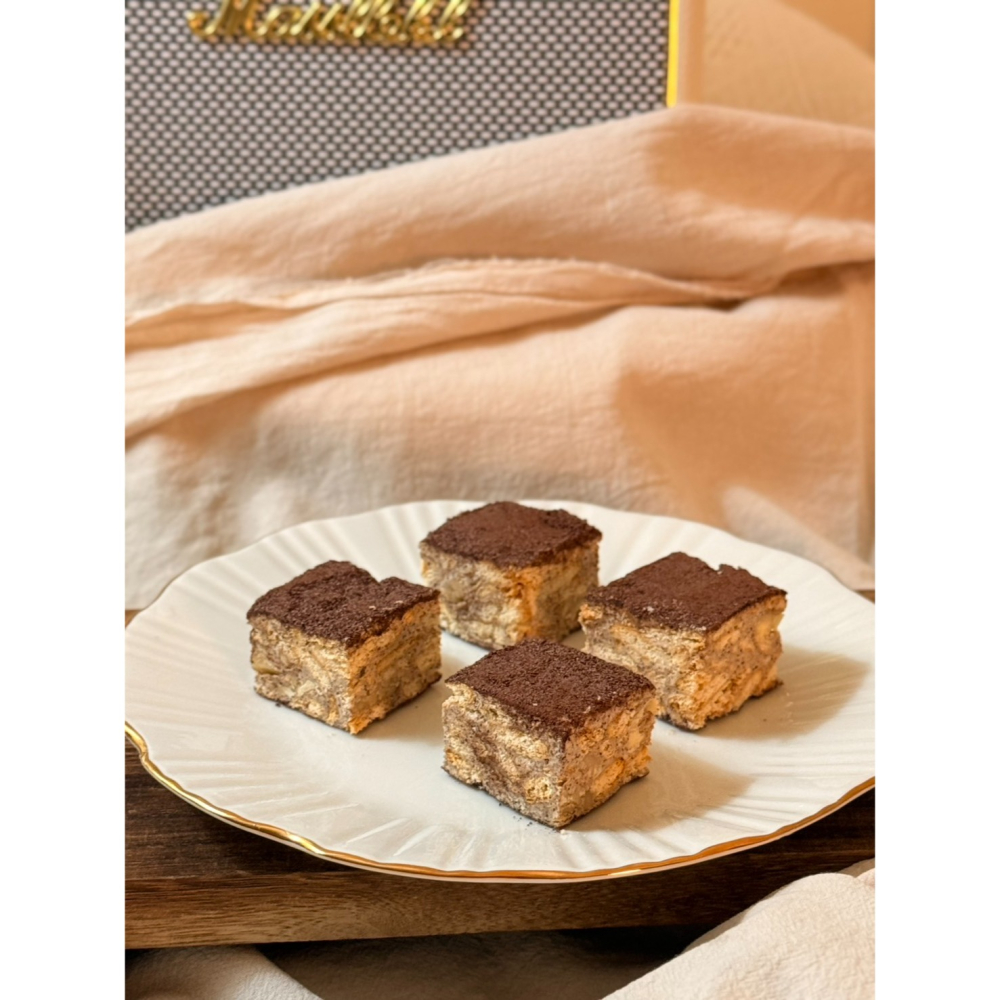 Cha.Q_Q Desserts 核桃咖啡拿鐵提拉雪Q餅｜手工雪花酥｜咖啡控必吃｜濃郁提拉米蘇風味甜點-細節圖3