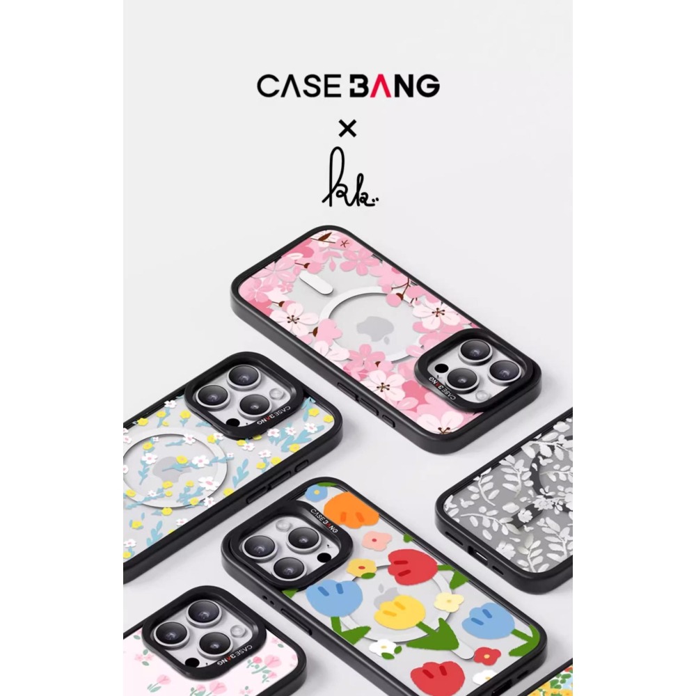 CASEBANGX藝術家Krystal 聯名秘密花園系列_花海_出奇手機殼磁吸背蓋-細節圖2