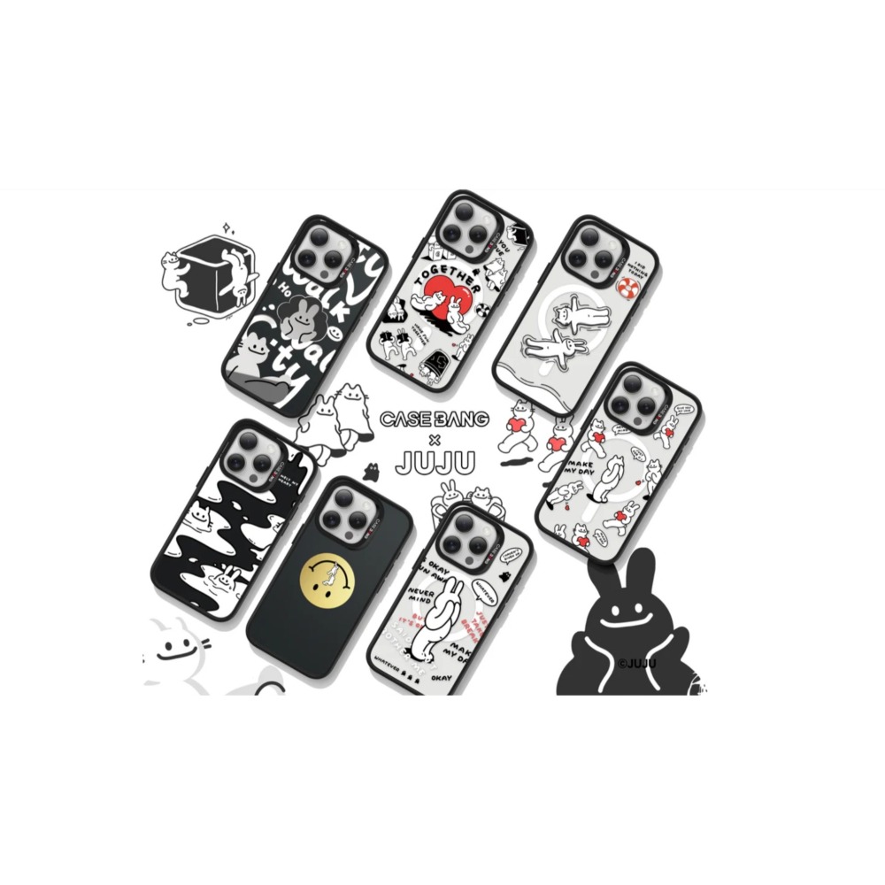 CASEBANGXJUJU聯名CHILL一下系列_愛心轟炸_出奇手機殼磁吸背蓋-細節圖3