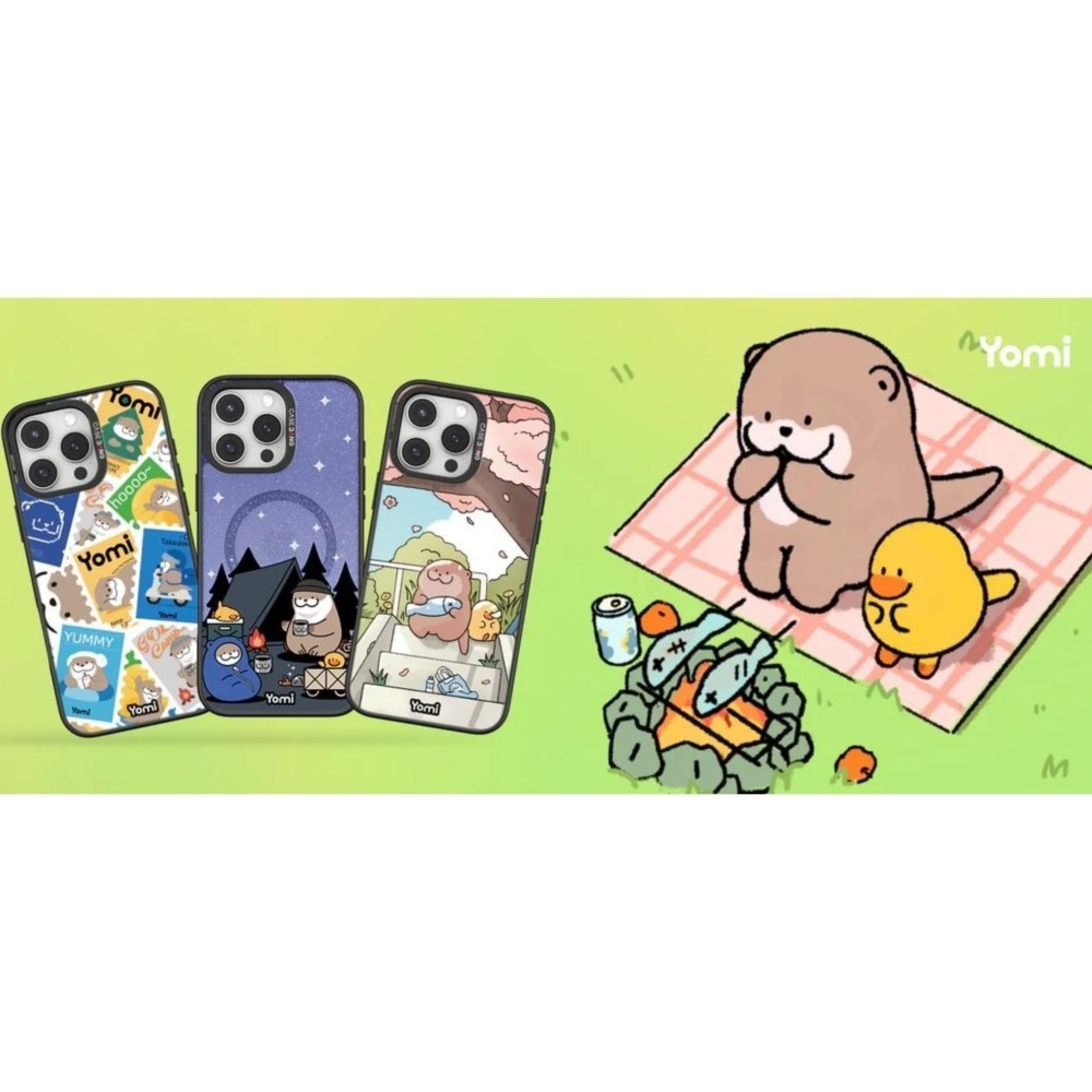 CASEBANGX Yomi聯名旅行記憶系列_瞌睡獺獺_出奇手機殼磁吸背蓋-細節圖2