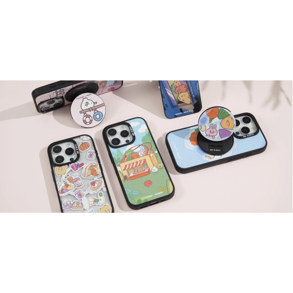 CASEBANGX 肉醬鹼鹼圈聯名菜菜系列_貼紙菜菜_出奇手機殼磁吸背蓋-細節圖2