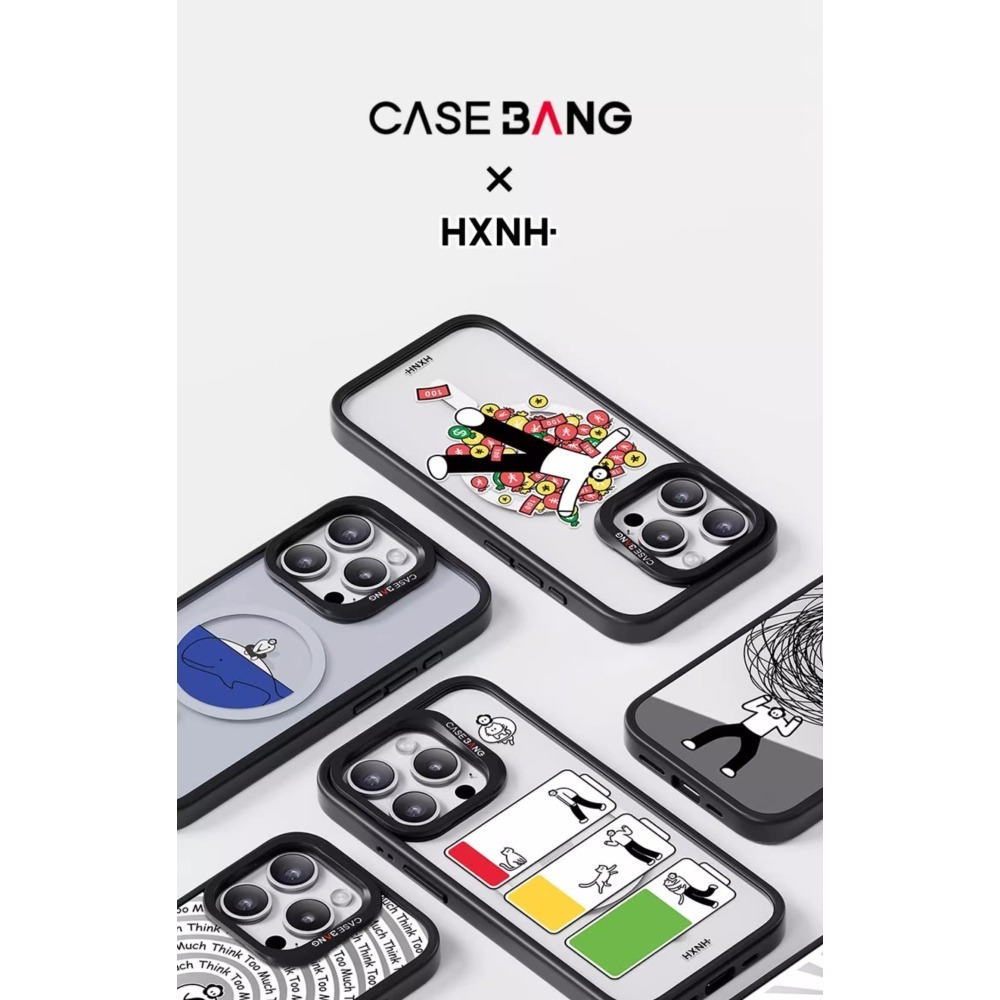CASEBANGX 藝術家花心男孩HXNH-聯名斑味清除系列_躺嬴人生_出奇手機殼磁吸背蓋-細節圖3