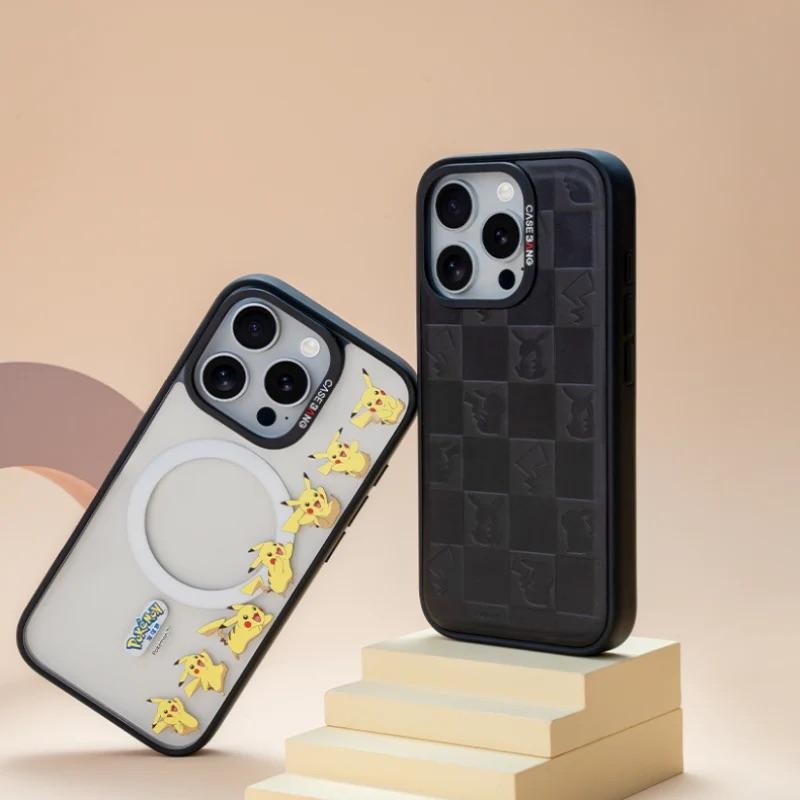 Pokémon寶可夢系列-剪影寶可夢皮革款 手機殼磁吸背蓋-細節圖2