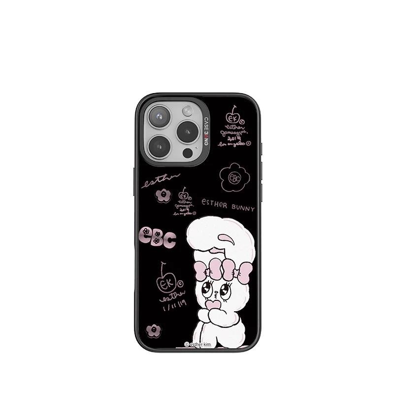 ESTHER BUNNY聯名艾絲樂小兔系列-愛心小兔 出奇手機殼磁吸背蓋-細節圖2
