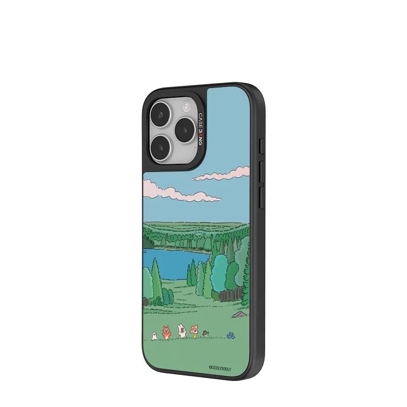 GOOLY聯名咕俐咕俐的稚氣系列-磁吸出鏡殼-森林漫步-細節圖3