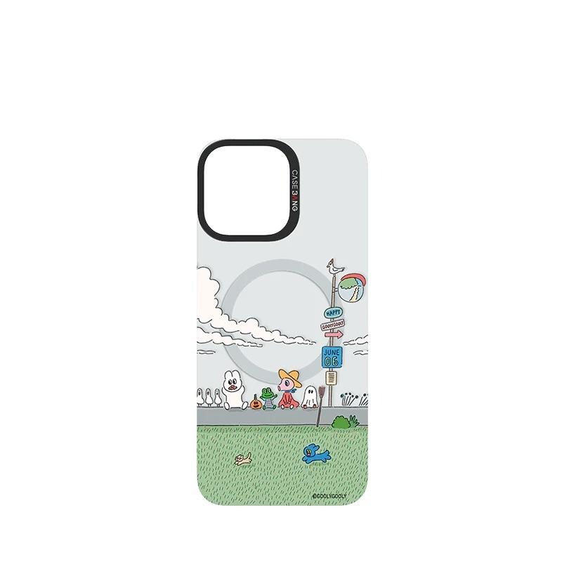 GOOLY聯名咕俐咕俐的稚氣-Daisy旅行 出奇手機殼磁吸背蓋-細節圖2