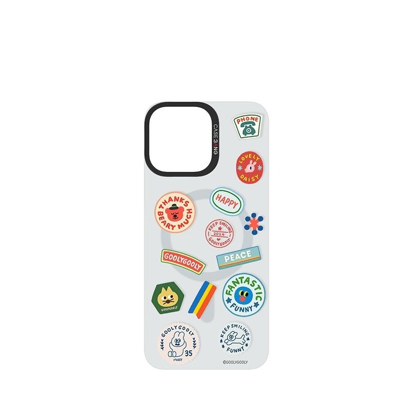GOOLY聯名咕俐咕俐的稚氣-Daisy集郵 出奇手機殼磁吸背蓋-細節圖2