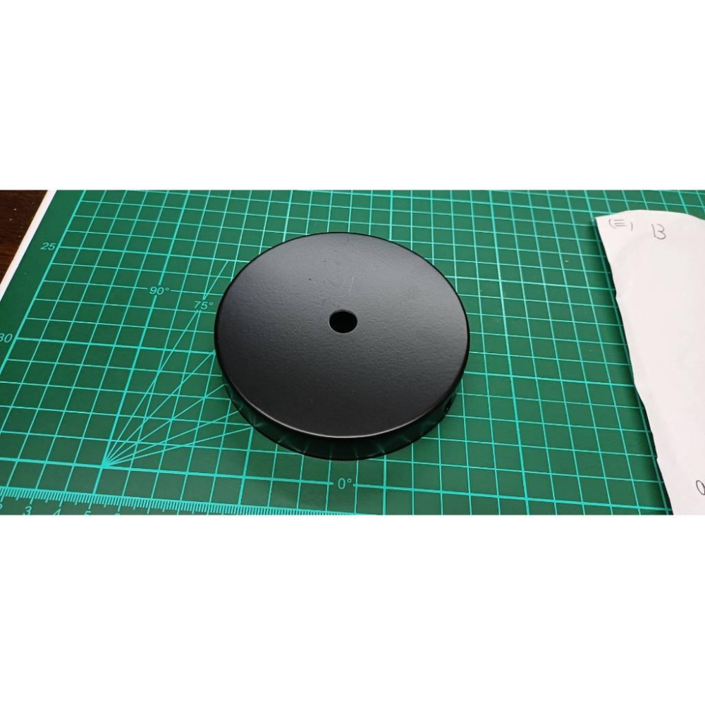 兩種盤子 一個9.7公分高1.8公分  1個直徑6公分X高2.7公分  圓盤 燈具用吸頂盤 天房蓋-細節圖2