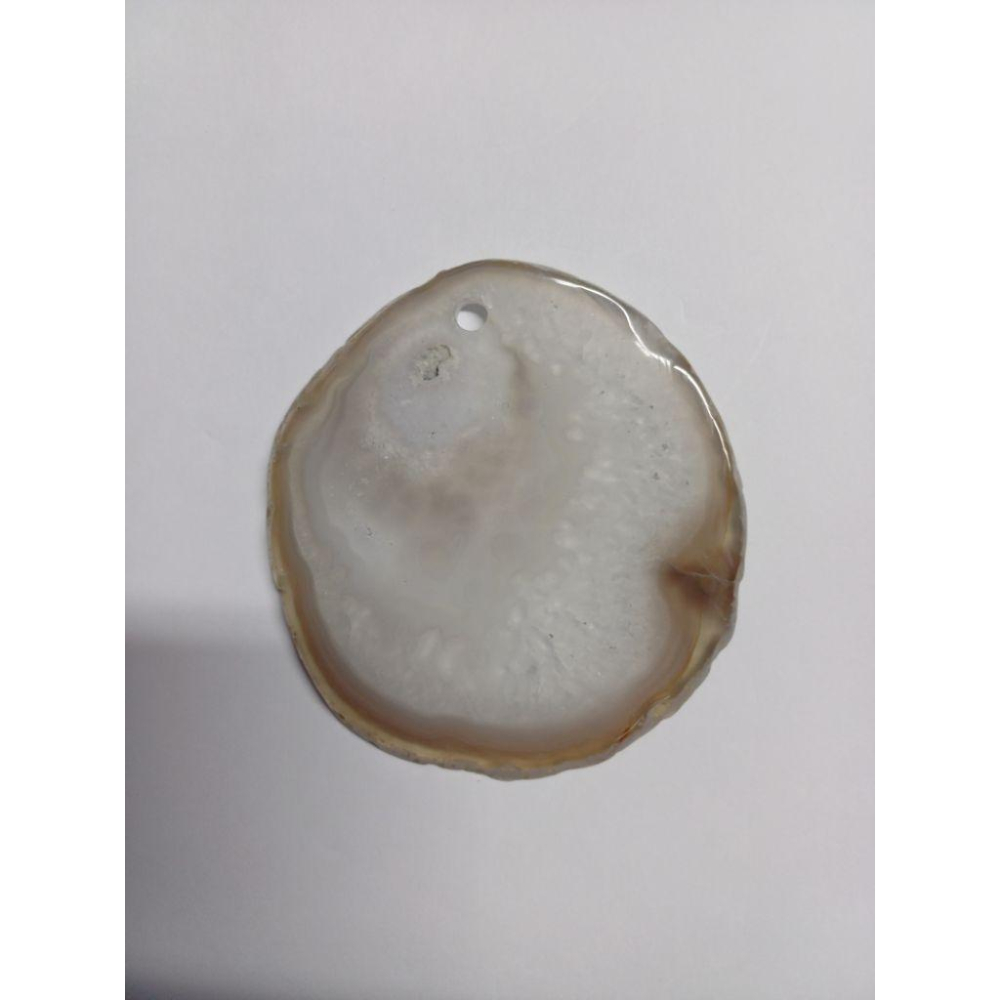 瑪瑙片 有吊飾孔 尺寸大約10公分 有確認會在量一下-細節圖2