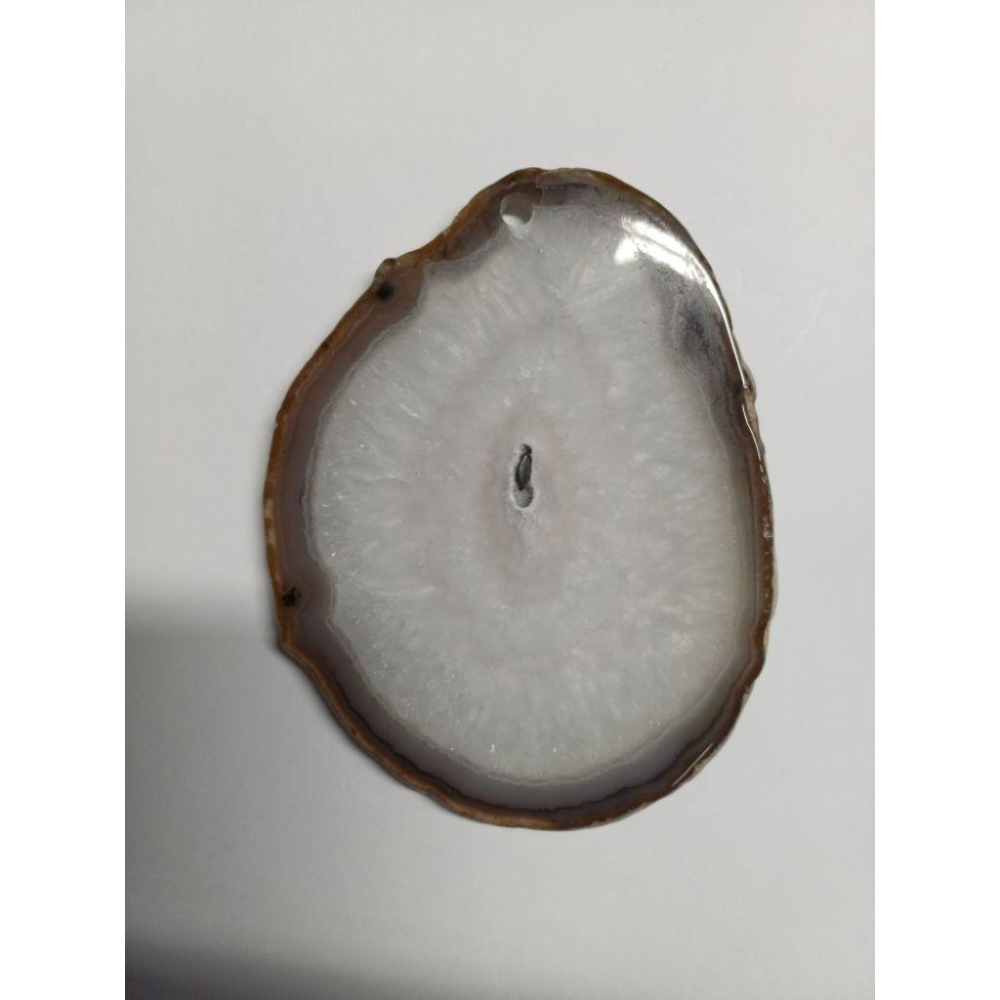 瑪瑙片 有吊飾孔 尺寸大約10公分 有確認會在量一下-細節圖3