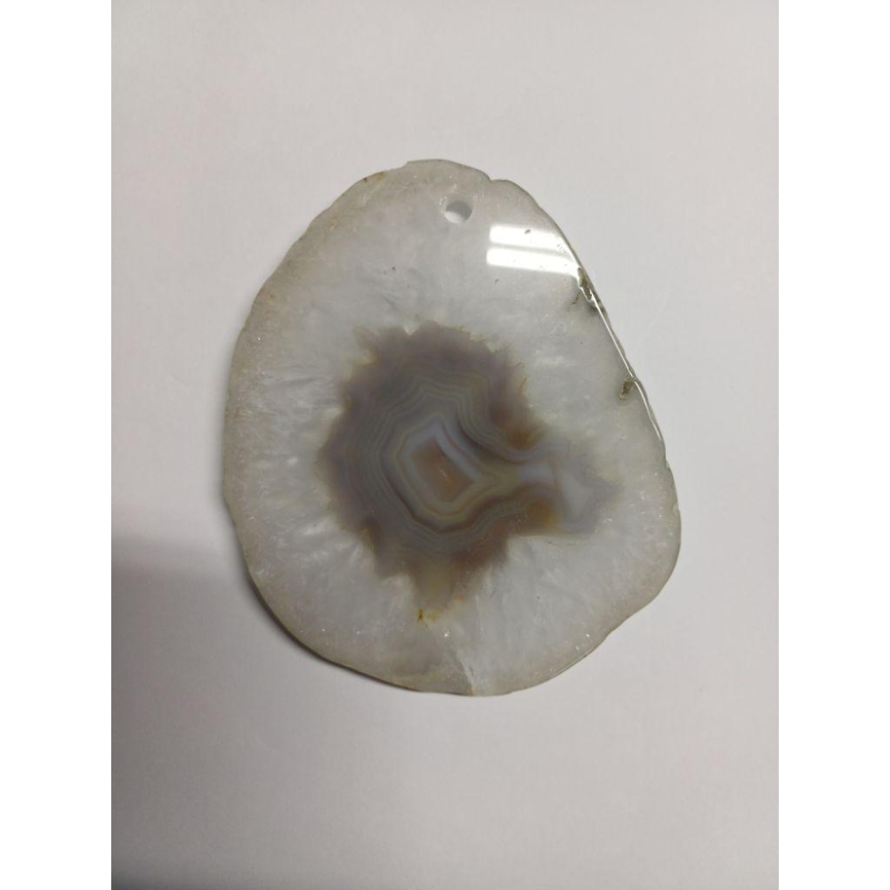 瑪瑙片 有吊飾孔 尺寸大約10公分 有確認會在量一下-細節圖8