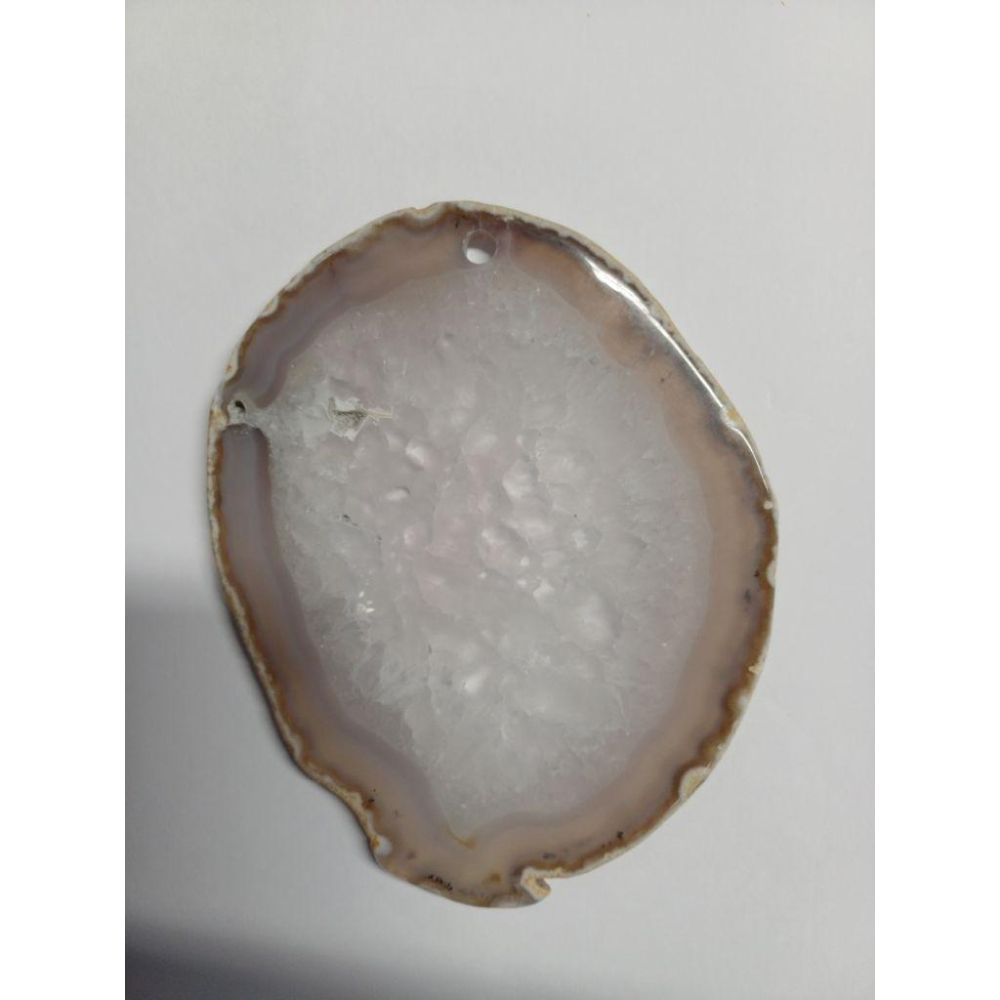瑪瑙片 有吊飾孔 大約10公分左右 有需要會在量詳細尺寸-細節圖3