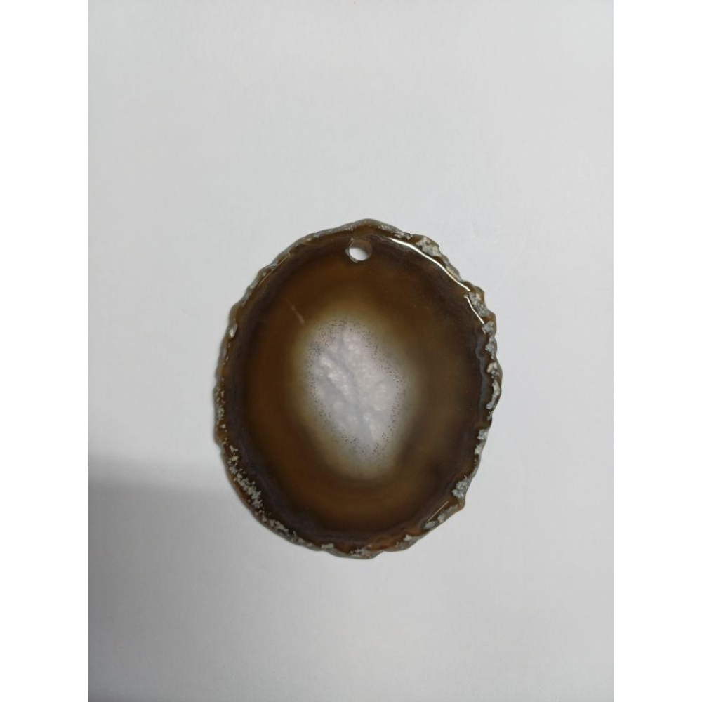 瑪瑙片 有吊飾孔 大約10公分左右 有需要會在量詳細尺寸-細節圖4