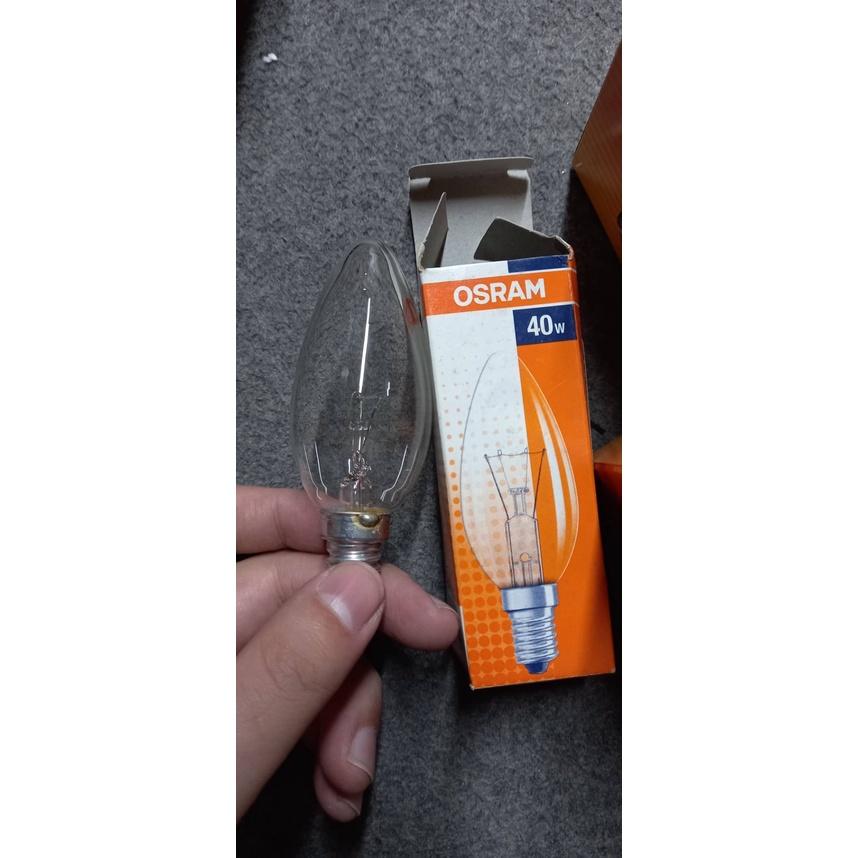 B35蠟燭燈泡220VPHILIPS 60W  OSRAM 蘑菇(真柔)燈泡 60W 120V OSRAM E14燈泡-細節圖6