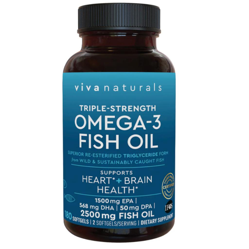 🔥急速出貨💯有現貨 美國🇺🇸原裝 180粒 Viva Naturals Omega-3 Fish Oil 深海魚油-細節圖4