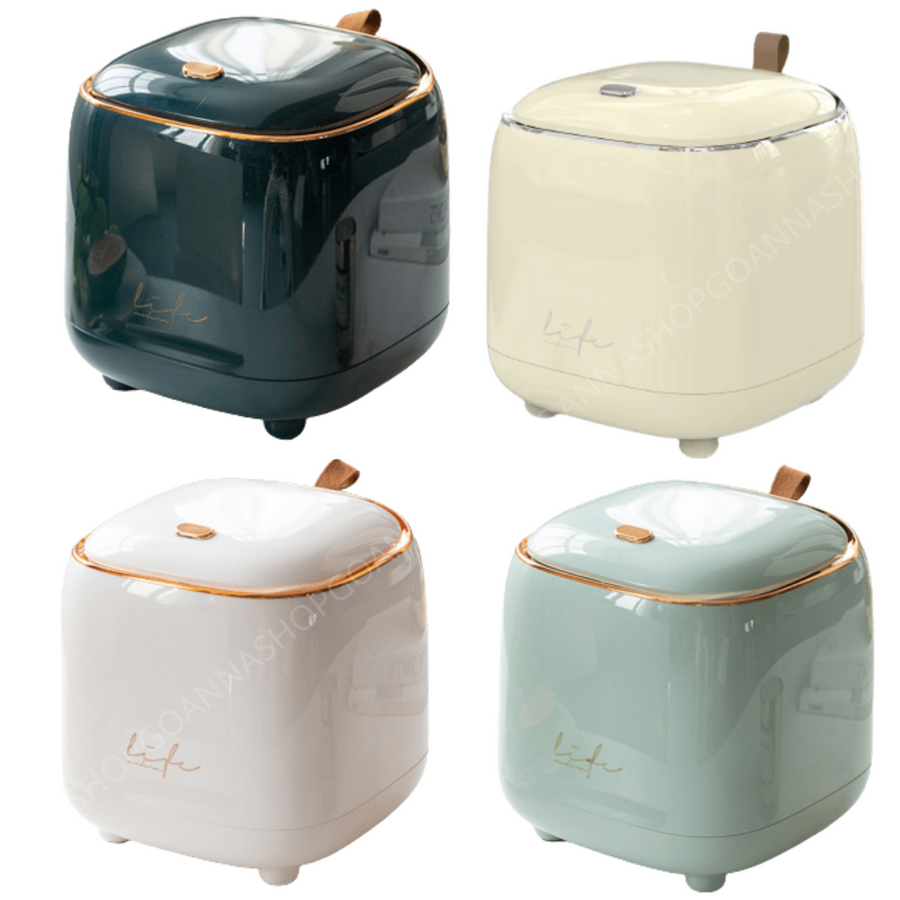 (現貨享免運!輕奢歐風)桌上垃圾桶 垃圾桶 桌面垃圾桶 北歐風垃圾桶 按壓式垃圾桶 有蓋垃圾桶 按壓式垃圾桶 垃圾桶北歐-細節圖2