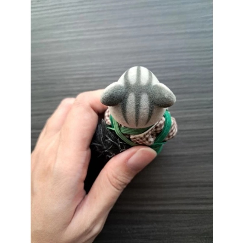 森林家族 絕版 二手 灰松鼠 水車 麵包店 店員 爸爸 尺寸【小小玩具森森的坑】-細節圖3