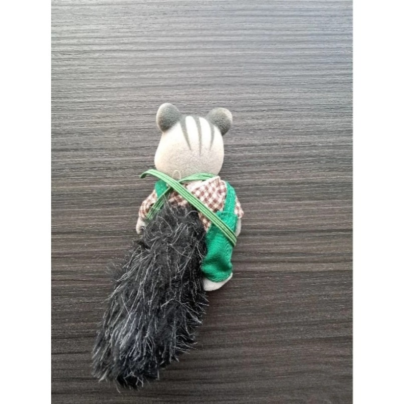 森林家族 絕版 二手 灰松鼠 水車 麵包店 店員 爸爸 尺寸【小小玩具森森的坑】-細節圖7