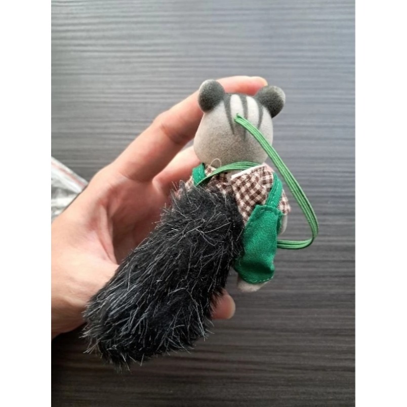 森林家族 絕版 二手 灰松鼠 水車 麵包店 店員 爸爸 尺寸【小小玩具森森的坑】-細節圖8