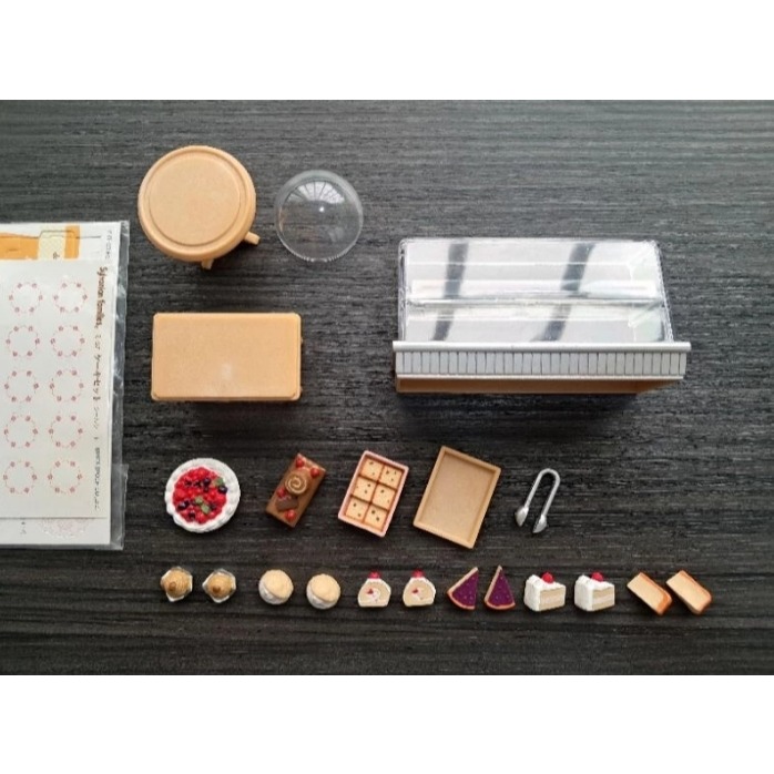 森林家族 絕版 蛋糕店 二手 甜點鋪 甜點小屋【小小玩具森森的坑】-細節圖3