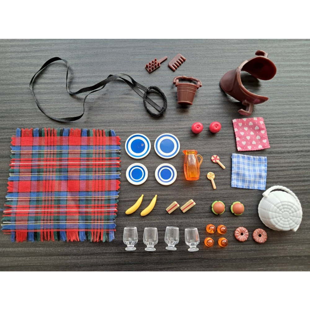 森林家族 絕版 二手 帳篷馬車 帳篷 馬【小小玩具森森的坑】-細節圖3