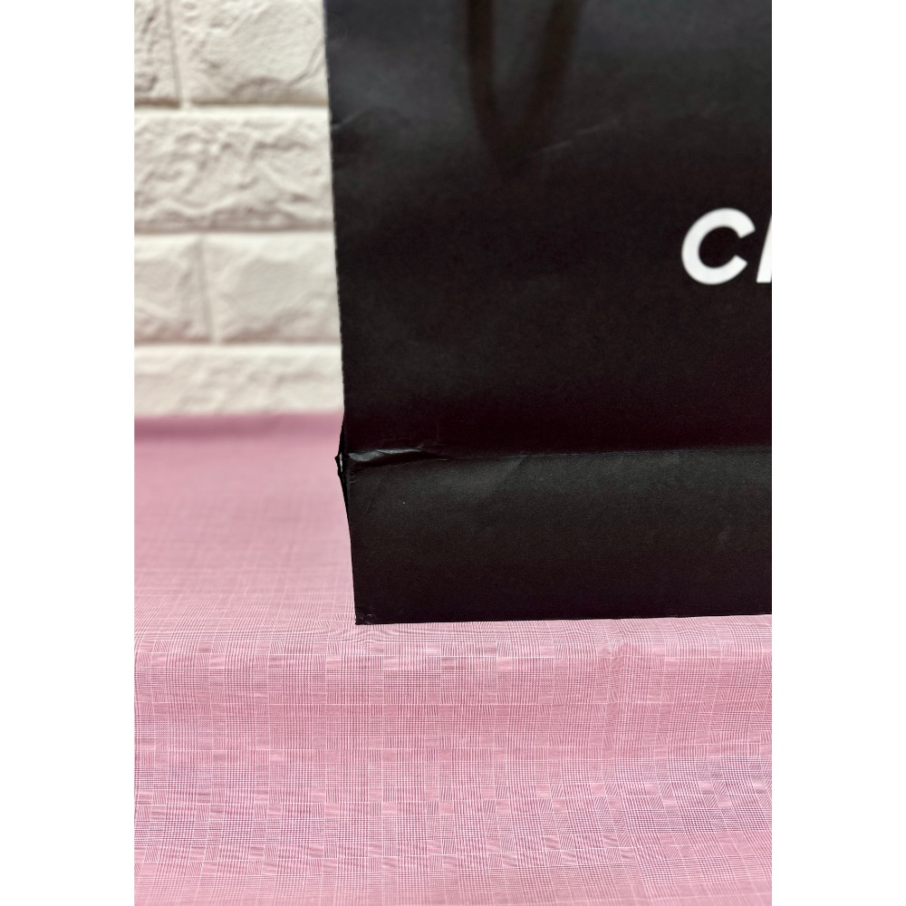 「美玫家」二手精品 Chanel 紙袋 黑色 一入-細節圖3