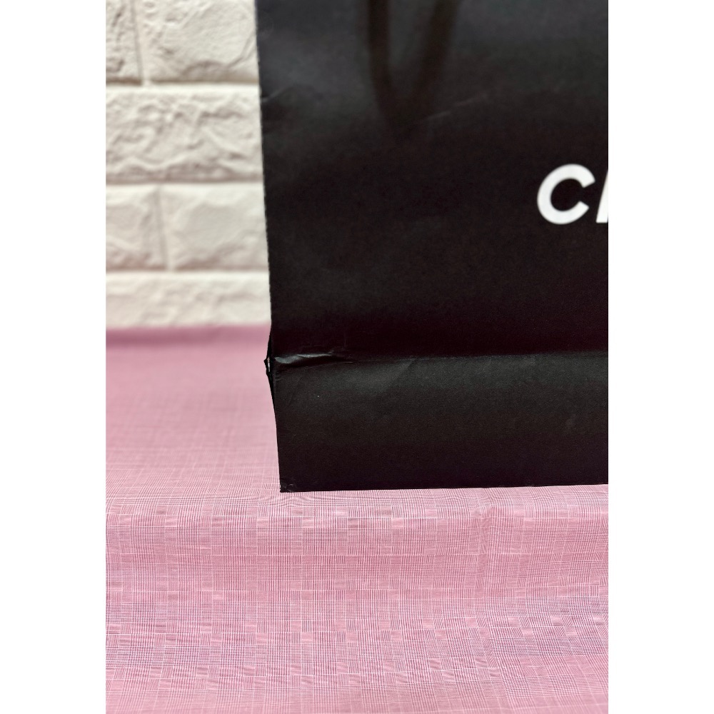 「美玫家」二手精品 Chanel 紙袋 黑色 一入-細節圖3
