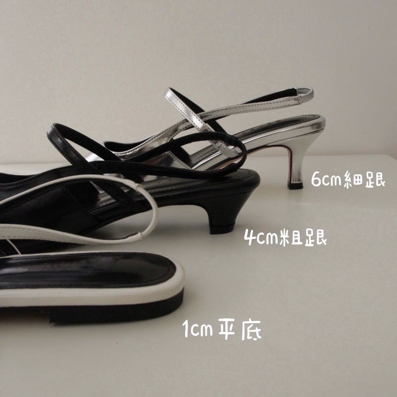 【交叉6cm】韓國東大門超軟皮尖頭跟鞋｜6cm細跟｜不磨腳｜大尺碼｜久走不累｜OL ｜通勤｜尖頭鞋-細節圖2