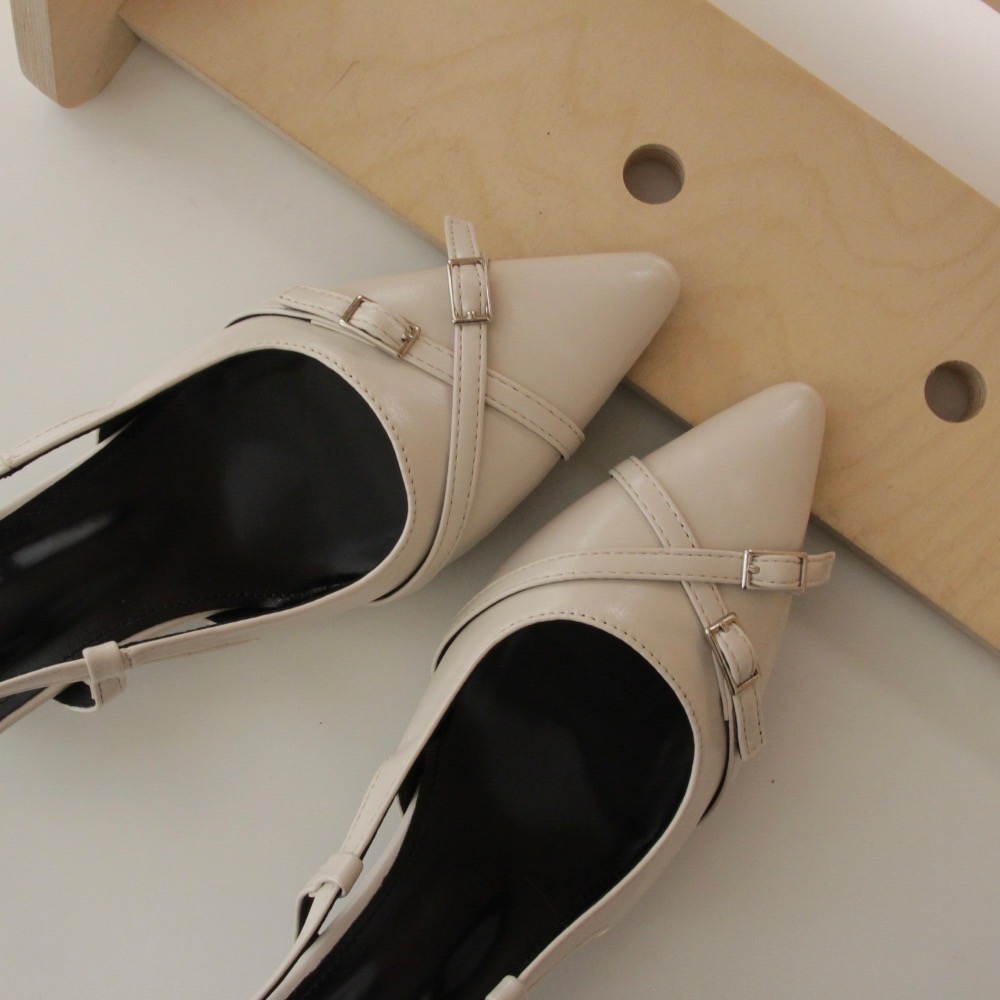 【交叉6cm】韓國東大門超軟皮尖頭跟鞋｜6cm細跟｜不磨腳｜大尺碼｜久走不累｜OL ｜通勤｜尖頭鞋-規格圖10