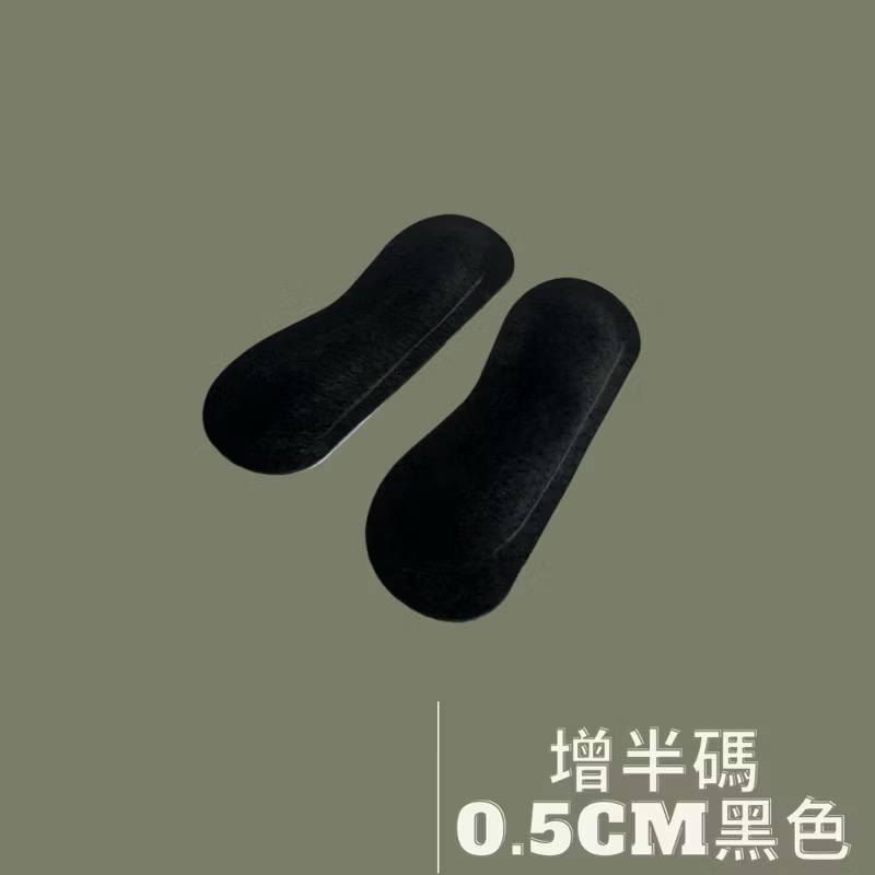 台灣製增半碼後跟貼｜5mm ｜真皮防磨貼｜舒適止滑鞋墊｜鞋碼調整鞋貼｜防磨神器｜增碼神器-規格圖3