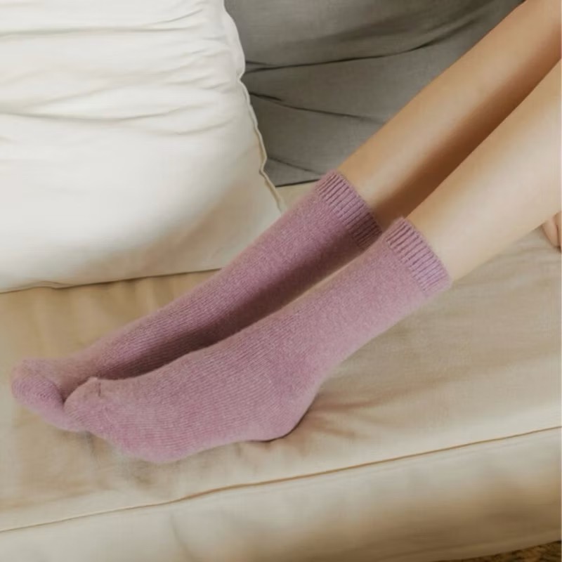 頂級柔嫩保暖羊毛襪 喀什米爾 美麗諾 羊絨 薄款羊毛襪 韓國製 厚襪 保暖襪 厚羊毛襪 睡覺襪 寒流必備-細節圖7