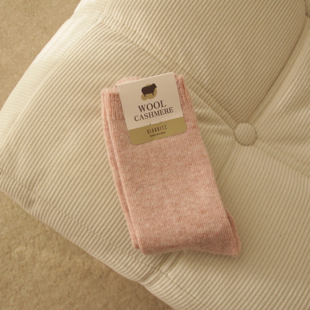 頂級柔嫩保暖羊毛襪 喀什米爾 美麗諾 羊絨 薄款羊毛襪 韓國製 厚襪 保暖襪 厚羊毛襪 睡覺襪 寒流必備-規格圖8