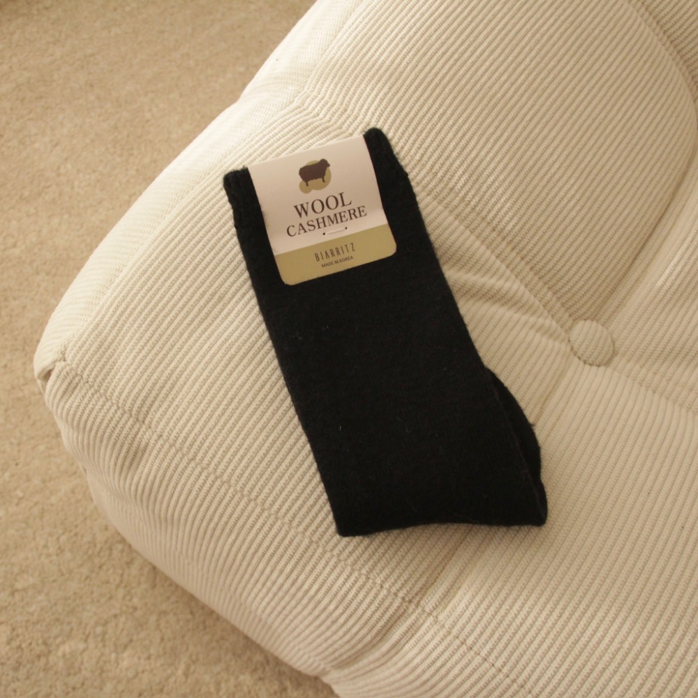 頂級柔嫩保暖羊毛襪 喀什米爾 美麗諾 羊絨 薄款羊毛襪 韓國製 厚襪 保暖襪 厚羊毛襪 睡覺襪 寒流必備-規格圖8