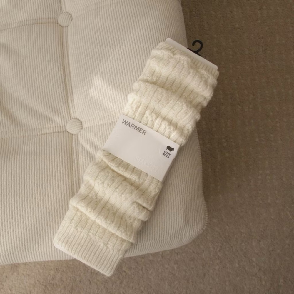 『現貨』 韓國製 加厚款羊毛堆堆襪套 麻花襪套 厚款 泡泡襪 兩用 羊毛襪 韓國代購 寒流必備 冬天必備 堆堆襪-規格圖5
