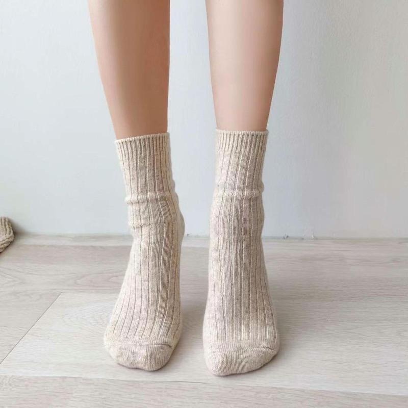 『羊毛54%羊絨5%』加厚款 厚款羊毛襪 坑條 紮實厚襪 羊毛襪 韓國製 保暖襪 韓國襪 女襪 男襪 寒流必備-細節圖4