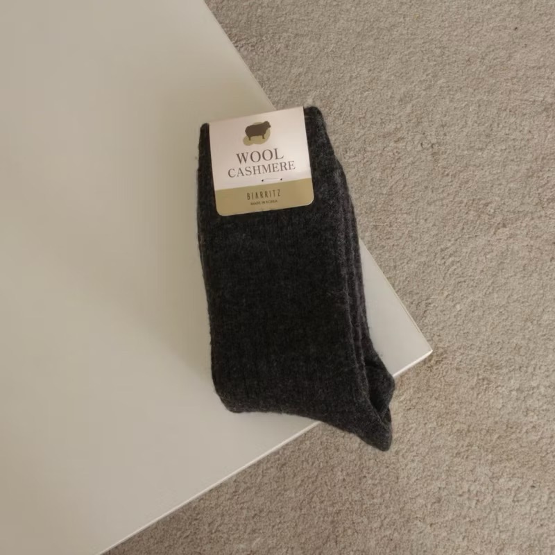 『羊毛54%羊絨5%』加厚款 厚款羊毛襪 坑條 紮實厚襪 羊毛襪 韓國製 保暖襪 韓國襪 女襪 男襪 寒流必備-規格圖6