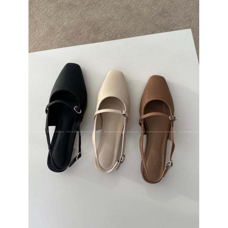 『現+預』激推|舒適百搭可調式瑪莉珍 涼拖鞋 後空鞋 穆勒鞋 尖頭穆勒鞋 韓國代購 Freedom_Korea-細節圖6