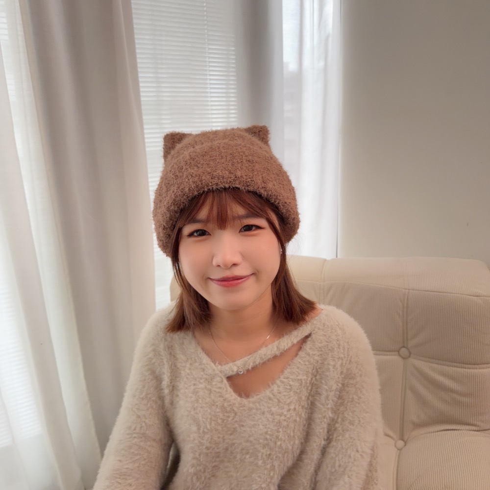 貓耳帽 雙層保暖帽 韓國製 韓國代購-細節圖6