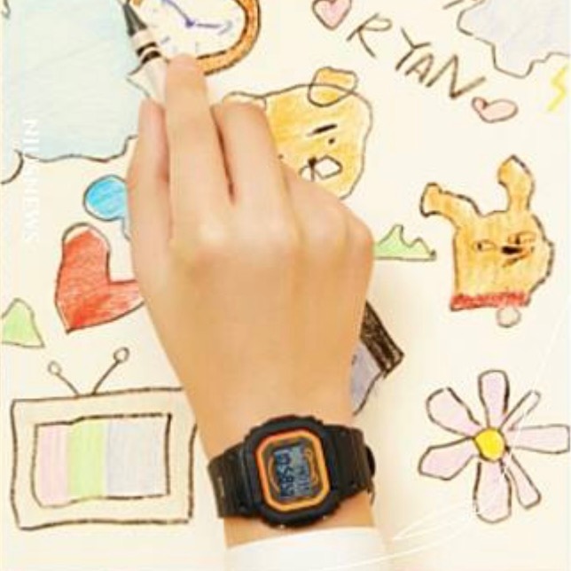 韓國KAKAO FRIENDS RYAN x CASIO Baby-G BGD-501 限定聯名款電子錶-細節圖2