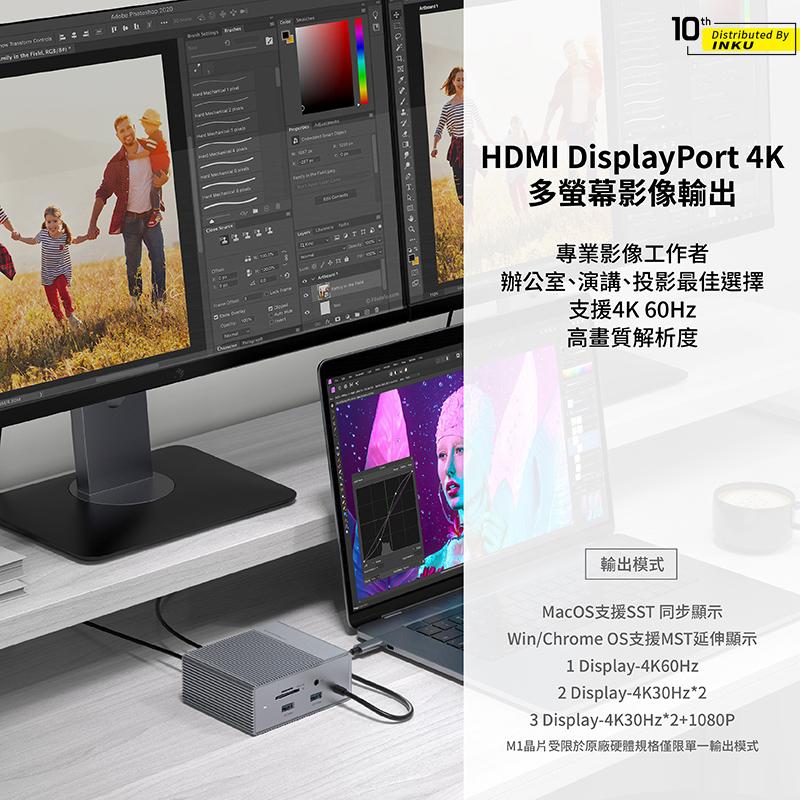 HyperDrive GEN2 12-in-1 USB-C Hub轉接器 轉接頭 HDMI 4K TypeC 筆電 擴充