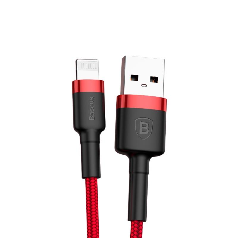 倍思 卡福樂 蘋果快充線 2.4A Lightning 0.5m 1m 2m 3m-細節圖2