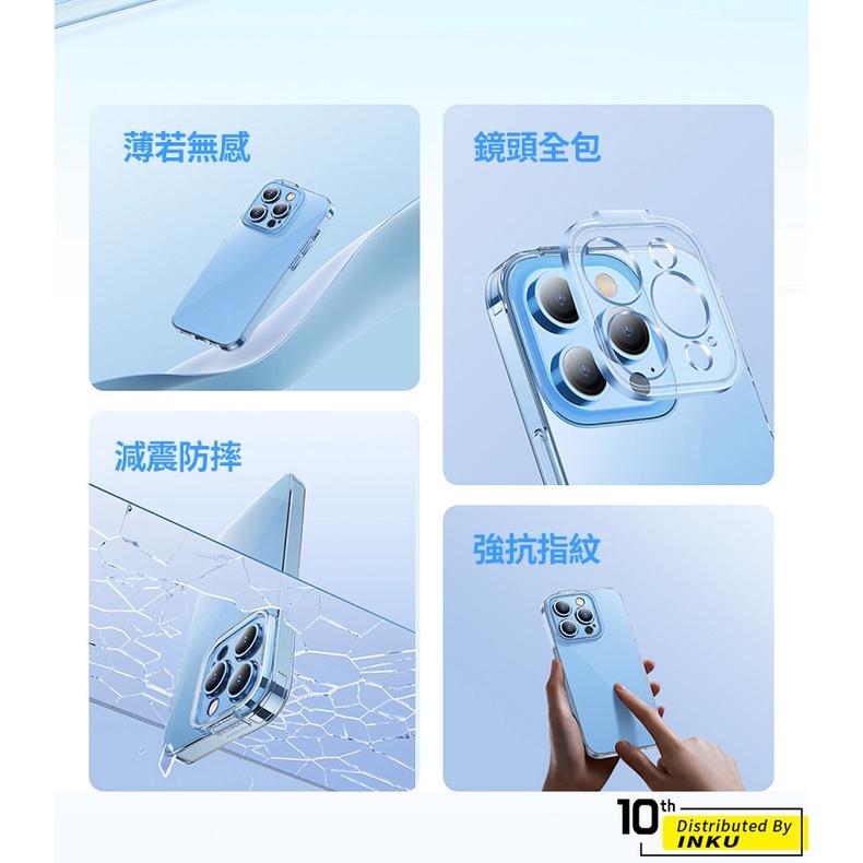 倍思 簡系列 iPhone14 Pro Max 透明TPU軟殼 防摔輕薄保護殼-細節圖3