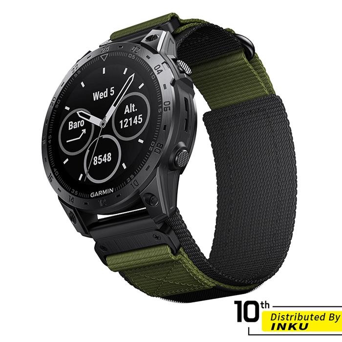 ibits Garmin Fenix7x 魔鬼氈腕帶戰術快拆錶帶 Fenix8 8x 22mm 26mm-細節圖6