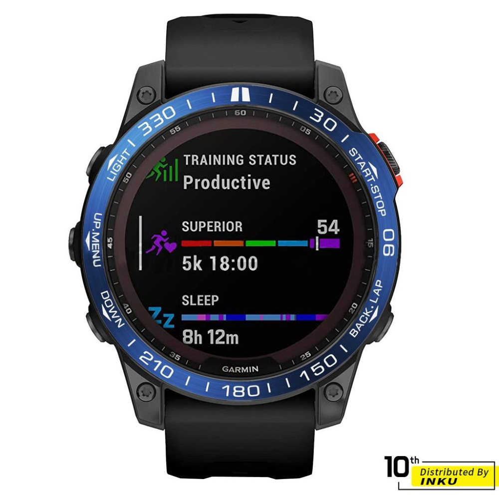 ibits Garmin Fenix金屬刻度圈 競速保護環 不鏽鋼 3 8代通用-細節圖5