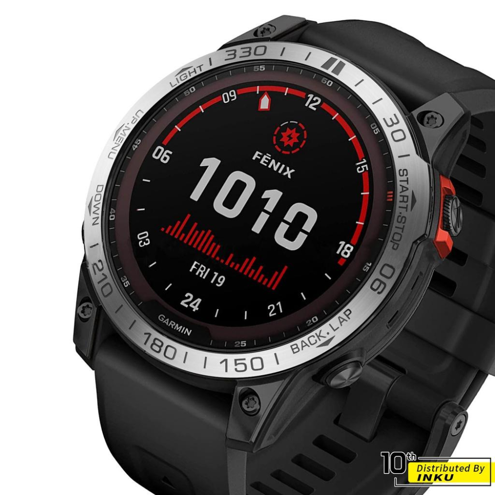 ibits Garmin Fenix金屬刻度圈 競速保護環 不鏽鋼 3 8代通用-細節圖8