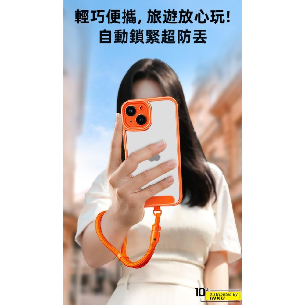 ibits YG 手腕自鎖短掛繩 鋅合金掛扣 7mm加粗滌綸繩 防滑耐用 承重20kg-細節圖5