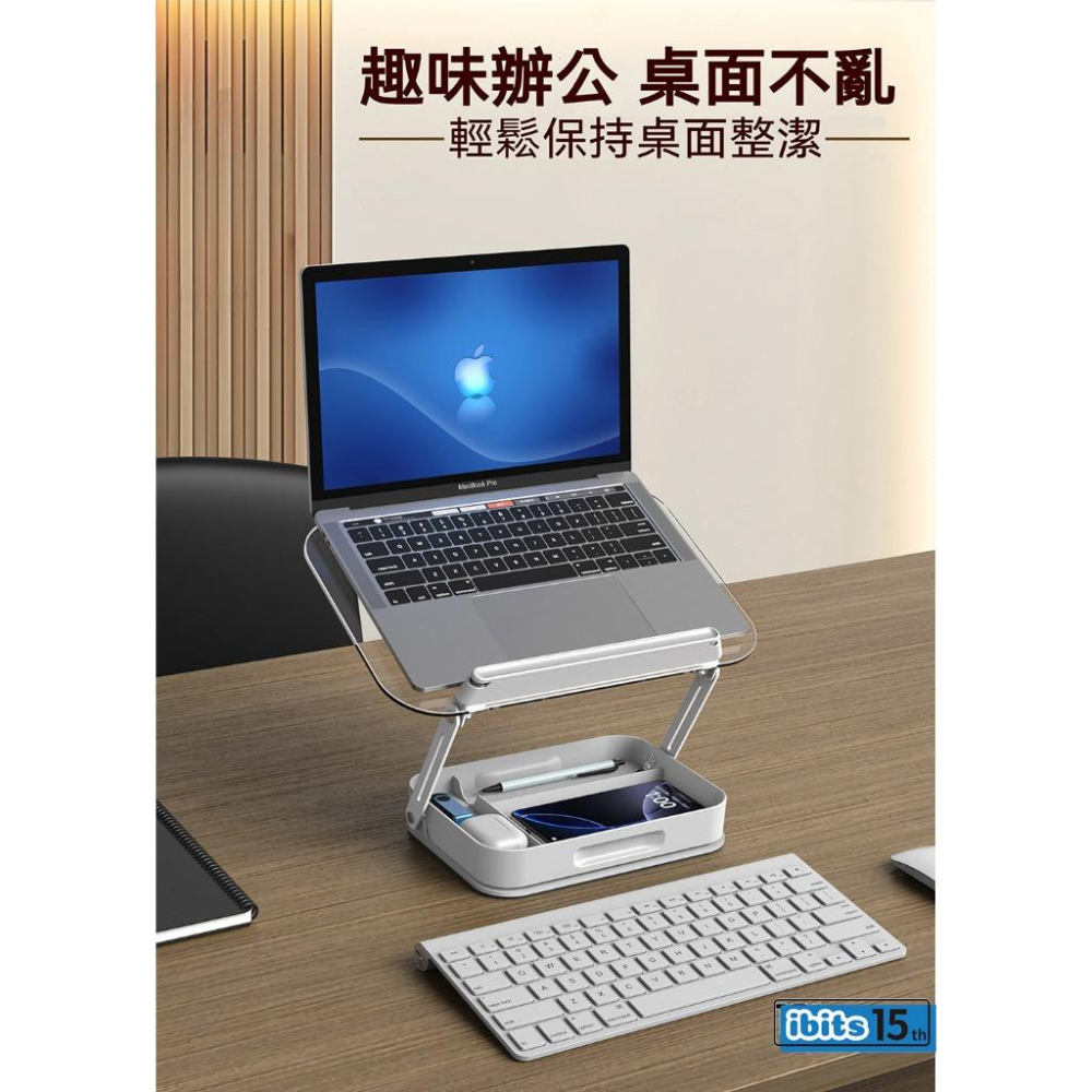 ibits BON R22H 透明壓克力閱讀架 多角度可調 書夾支撐穩固-細節圖3