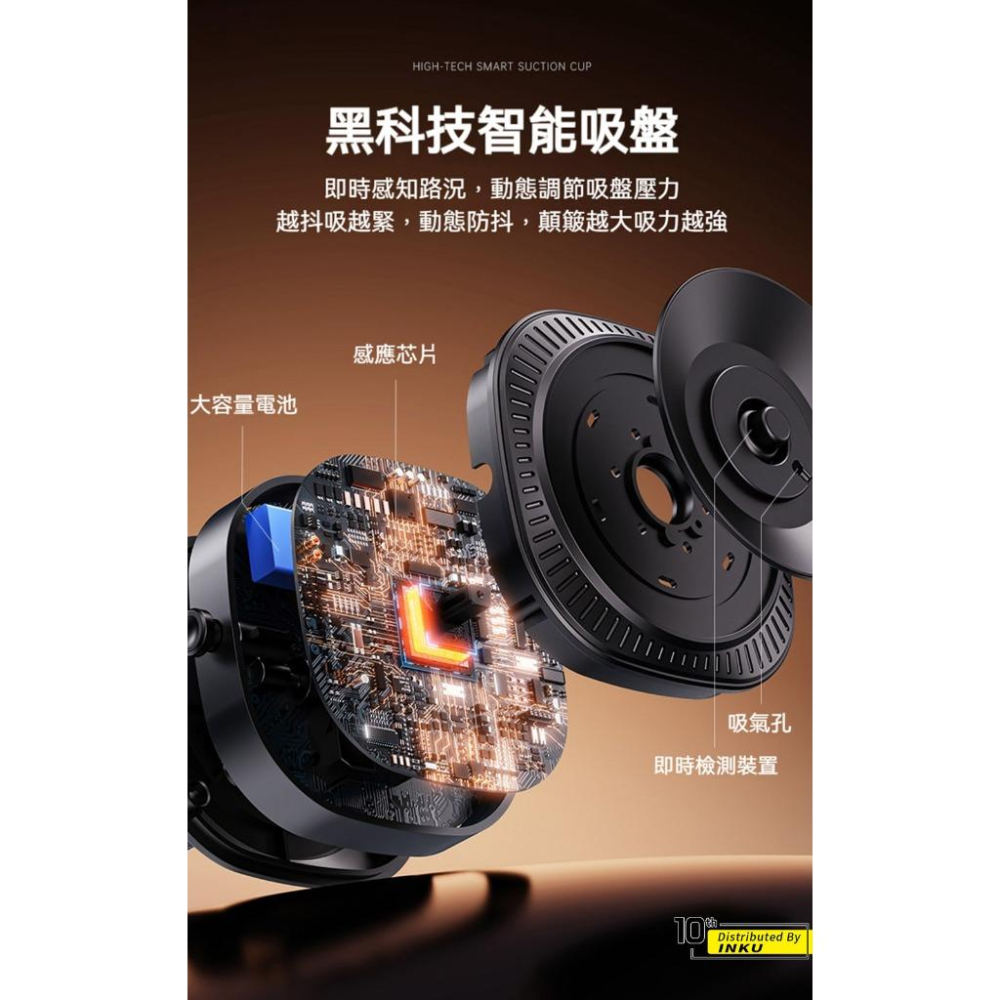 ibits BON DJ-1 行車紀錄器支架 吸盤固定萬向可調 鋁合金防震-細節圖5