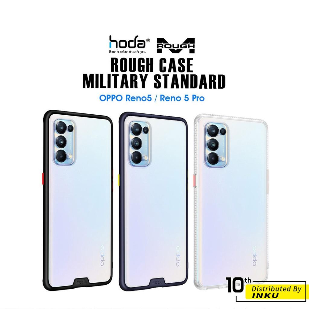 hoda OPPO Reno系列 柔石軍規防摔保護殼-細節圖3